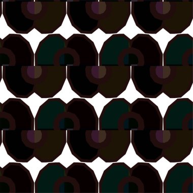 soyut geometrik dikişsiz desen, vektör illüstrasyonu