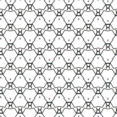 Soyut geometrik süslemesiz desen. tasarım arkaplanı, vektör illüstrasyonu
