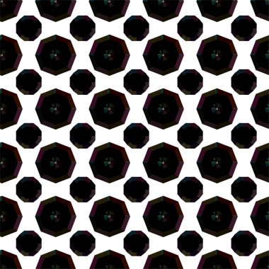 Soyut geometrik süslemesiz desen. tasarım arkaplanı, vektör illüstrasyonu 