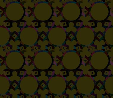 Soyut geometrik süslemesiz desen. tasarım arkaplanı, vektör illüstrasyonu