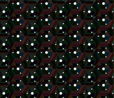 Soyut geometrik süslemesiz desen. tasarım arkaplanı, vektör illüstrasyonu