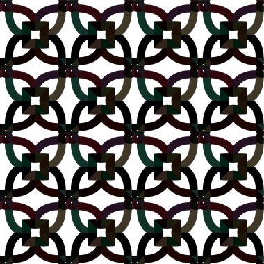 Soyut geometrik süslemesiz desen. tasarım arkaplanı, vektör illüstrasyonu