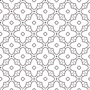 Soyut geometrik süslemesiz desen. tasarım arkaplanı, vektör illüstrasyonu