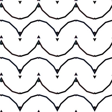 Soyut geometrik süslemesiz desen. tasarım arkaplanı, vektör illüstrasyonu