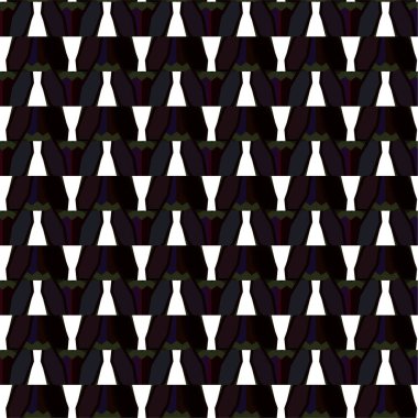 Soyut geometrik süslemesiz desen. tasarım arkaplanı, vektör illüstrasyonu