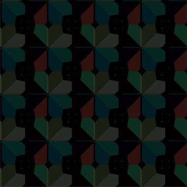 Soyut geometrik süslemesiz desen. tasarım arkaplanı, vektör illüstrasyonu