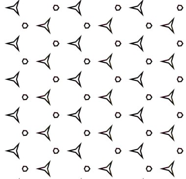 Soyut geometrik süslemesiz desen. tasarım arkaplanı, vektör illüstrasyonu