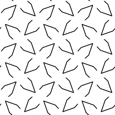 Soyut geometrik süslemesiz desen. tasarım arkaplanı, vektör illüstrasyonu