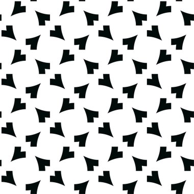 Geometrik soyut dikişsiz desen, vektör illüstrasyonu