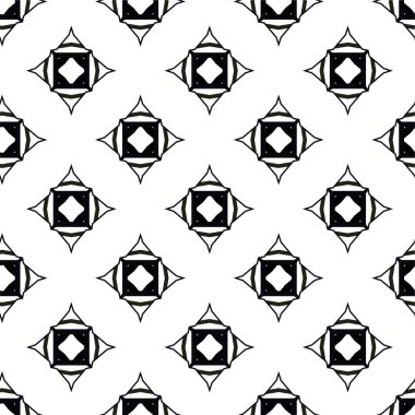 Soyut geometrik süslemesiz desen. tasarım arkaplanı, vektör illüstrasyonu