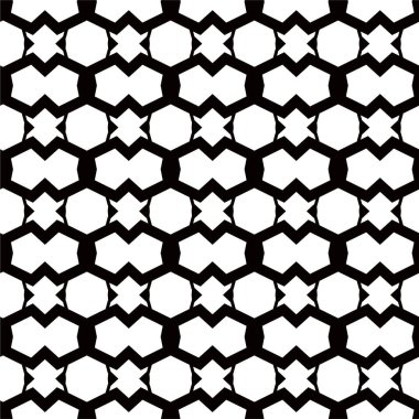 Soyut geometrik süslemesiz desen. tasarım arkaplanı, vektör illüstrasyonu