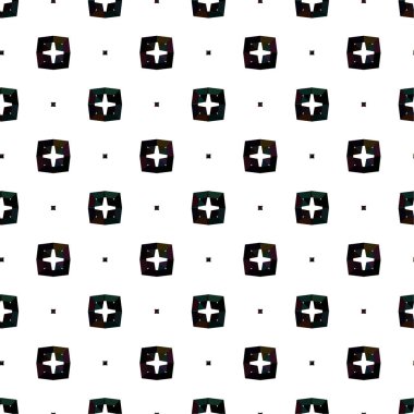 Soyut geometrik süslemesiz desen. tasarım arkaplanı, vektör illüstrasyonu