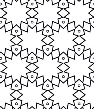 Soyut geometrik süslemesiz desen. tasarım arkaplanı, vektör illüstrasyonu