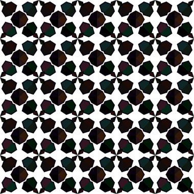 Soyut geometrik süslemesiz desen. tasarım arkaplanı, vektör illüstrasyonu