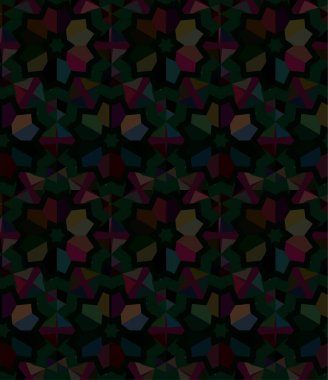 Soyut geometrik süslemesiz desen. tasarım arkaplanı, vektör illüstrasyonu