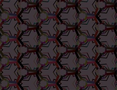 Soyut geometrik süslemesiz desen. tasarım arkaplanı, vektör illüstrasyonu