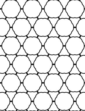 Soyut geometrik süslemesiz desen. tasarım arkaplanı, vektör illüstrasyonu