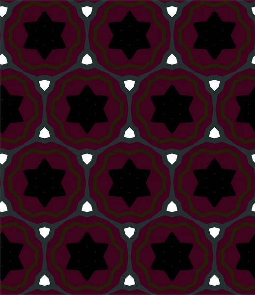 Motif Ornemental Géométrique Abstrait Sans Couture Fond Design Illustration Vectorielle — Image vectorielle