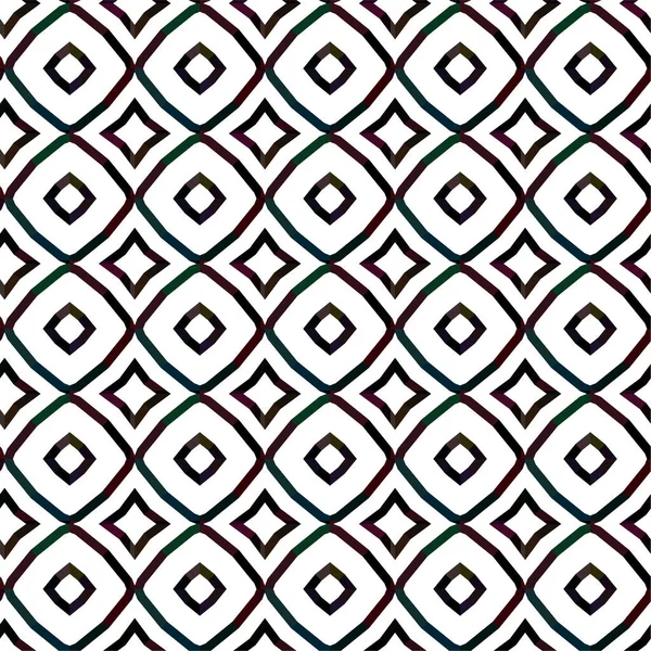 Abstrakte Geometrische Ornamentale Nahtlose Muster Design Hintergrund Vektorillustration — Stockvektor