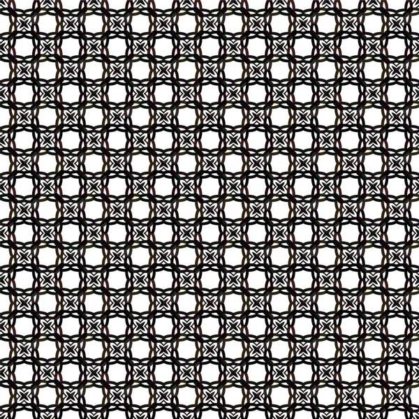 Motif Ornemental Géométrique Abstrait Sans Couture Fond Design Illustration Vectorielle — Image vectorielle