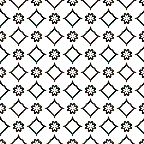 Abstrakte Geometrische Ornamentale Nahtlose Muster Design Hintergrund Vektorillustration — Stockvektor