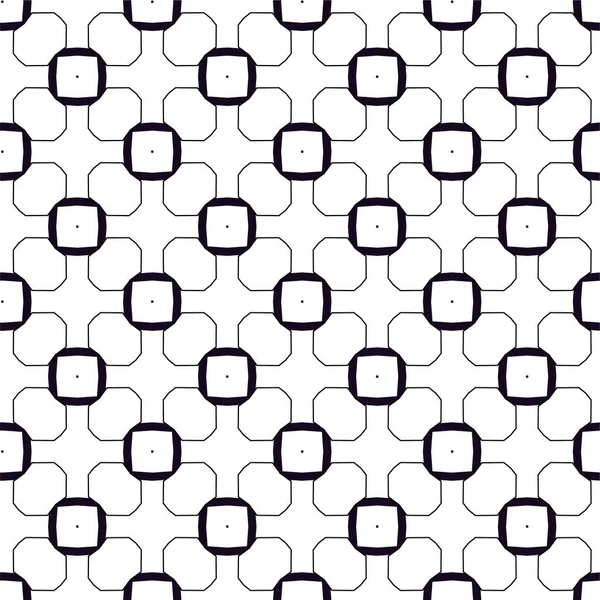 Abstrakte Geometrische Ornamentale Nahtlose Muster Design Hintergrund Vektorillustration — Stockvektor