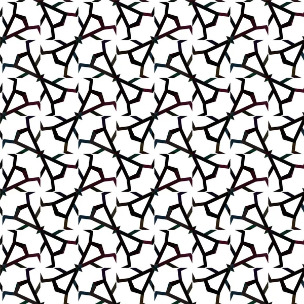 Abstrakte Geometrische Ornamentale Nahtlose Muster Design Hintergrund Vektorillustration — Stockvektor