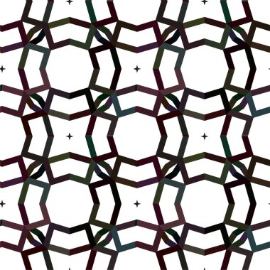 Soyut geometrik süslemesiz desen. tasarım arkaplanı, vektör illüstrasyonu