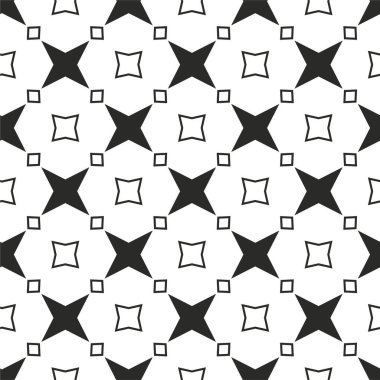 Geometrik süslemeli vektör deseni. Kusursuz tasarım dokusu 