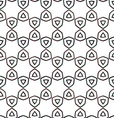 Soyut geometrik süslemesiz desen. tasarım arkaplanı, vektör illüstrasyonu