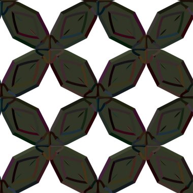 Soyut geometrik süslemesiz desen. tasarım arkaplanı, vektör illüstrasyonu