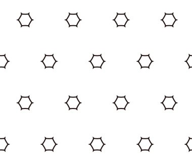 Geometrik süslemeli vektör deseni. Kusursuz tasarım dokusu 