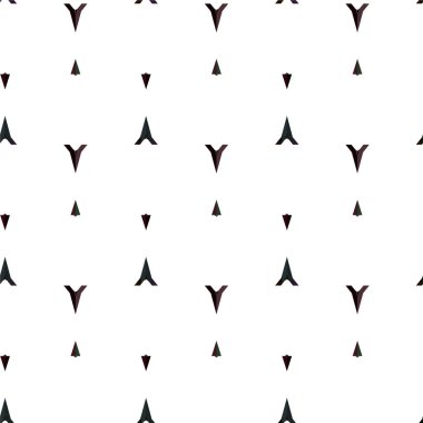 Geometrik süslemeli vektör deseni. Kusursuz tasarım dokusu 