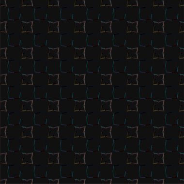 Geometrik süslemeli vektör deseni. Kusursuz tasarım dokusu 