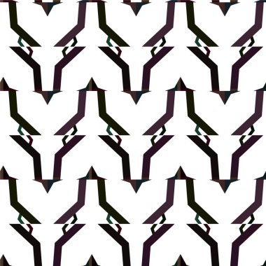 Soyut geometrik süslemesiz desen. tasarım arkaplanı, vektör illüstrasyonu