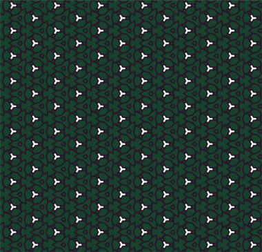 Geometrik süslemeli vektör deseni. Kusursuz tasarım dokusu 