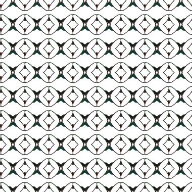 Geometrik süslemeli vektör deseni. Kusursuz tasarım dokusu 