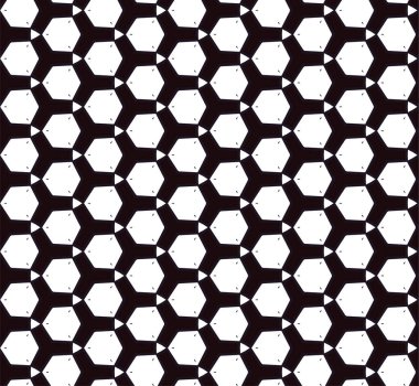 Geometrik süslemeli vektör deseni. Kusursuz tasarım dokusu 