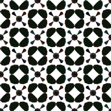 Soyut geometrik süslemesiz desen. tasarım arkaplanı, vektör illüstrasyonu
