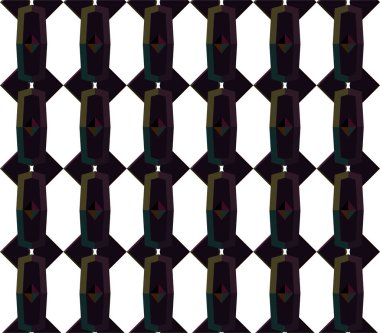 Soyut geometrik süslemesiz desen. tasarım arkaplanı, vektör illüstrasyonu