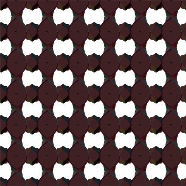 Geometrik süslemeli vektör deseni. Kusursuz tasarım dokusu 