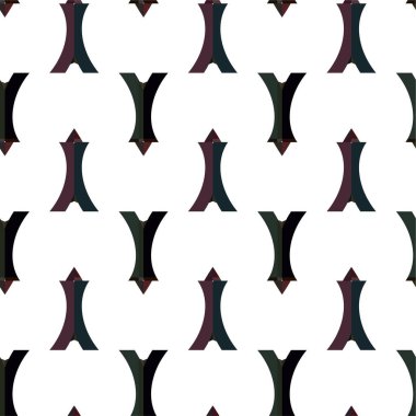 Soyut geometrik süslemesiz desen. tasarım arkaplanı, vektör illüstrasyonu