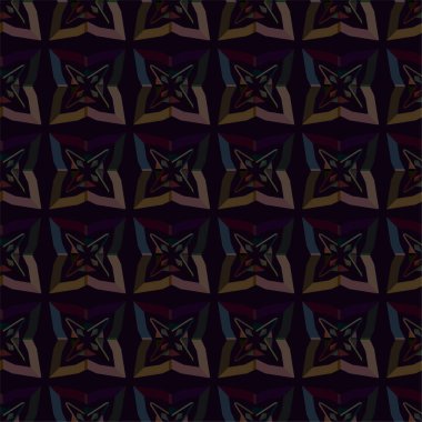 Soyut geometrik süslemesiz desen. tasarım arkaplanı, vektör illüstrasyonu