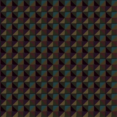 Geometrik süslemeli vektör deseni. Kusursuz tasarım dokusu 