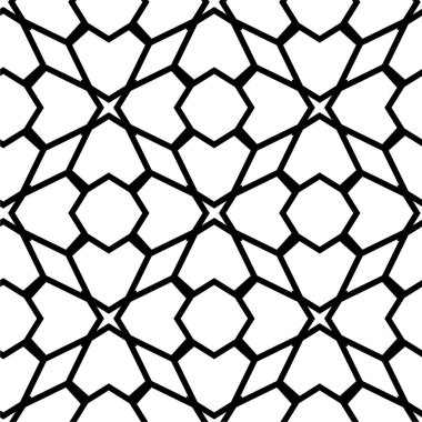 Soyut geometrik süslemesiz desen. tasarım arkaplanı, vektör illüstrasyonu