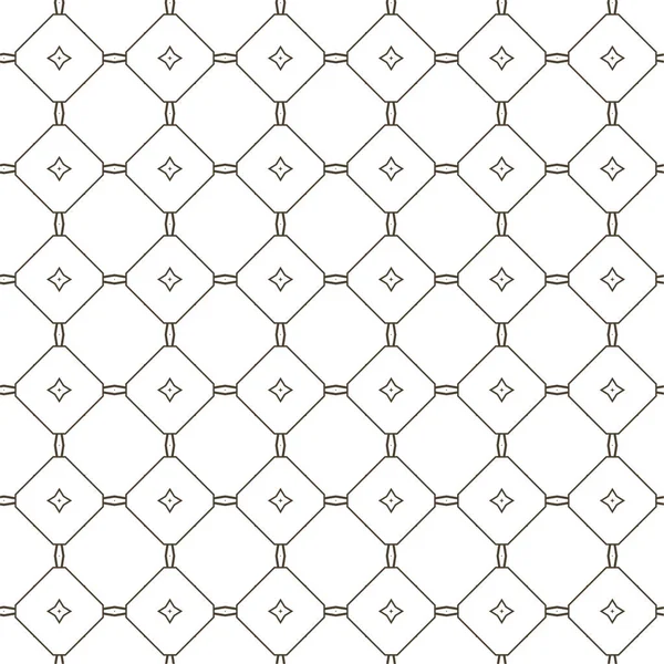 Geometric Ornamental Vector Pattern Seamless Design Texture — Stock Vector