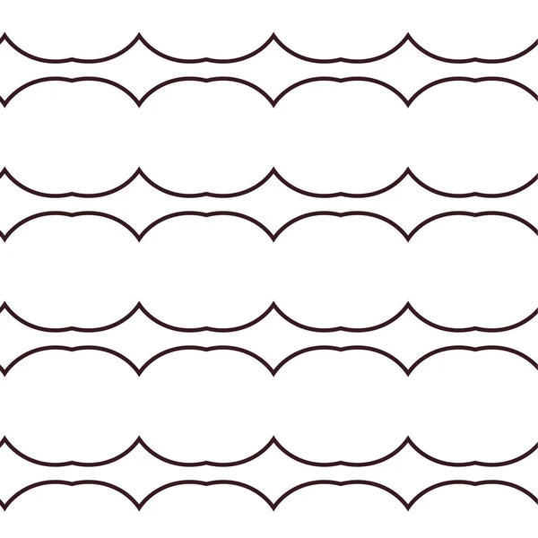 Resumo Padrão Ornamental Sem Costura Geométrica Fundo Projeto Ilustração Vetorial — Vetor de Stock