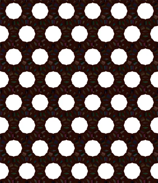 Motif Ornemental Géométrique Abstrait Sans Couture Fond Design Illustration Vectorielle — Image vectorielle