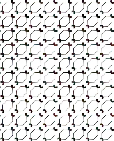 Abstrakt Geometrisk Ornamentalt Sømløst Mønster Konstruksjonsbakgrunn Vektorillustrasjon – stockvektor