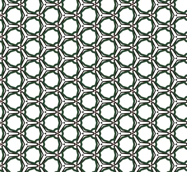 Abstrakte Geometrische Ornamentale Nahtlose Muster Design Hintergrund Vektorillustration — Stockvektor